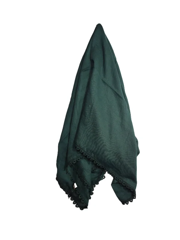 Chiffon Hijab Scarf - Dark Green